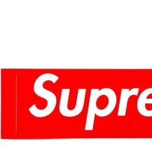 Supreme box logo sticker - single